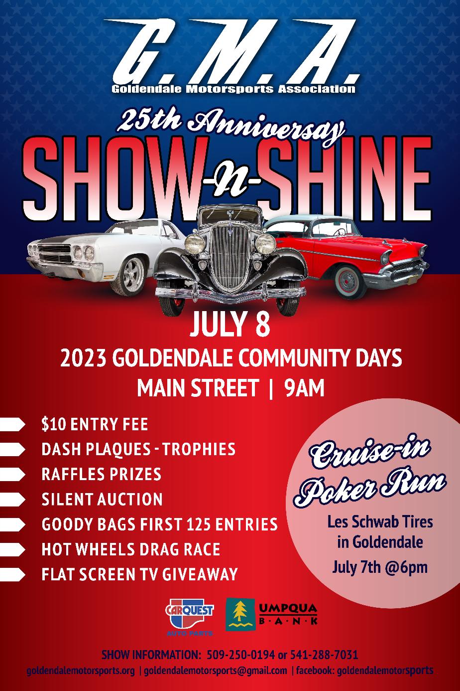 Show N Shine Car Show Goldendale Motorsports Association